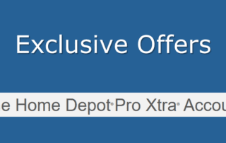 Exclusive Offers at Home Depot Pro rebates, discounts